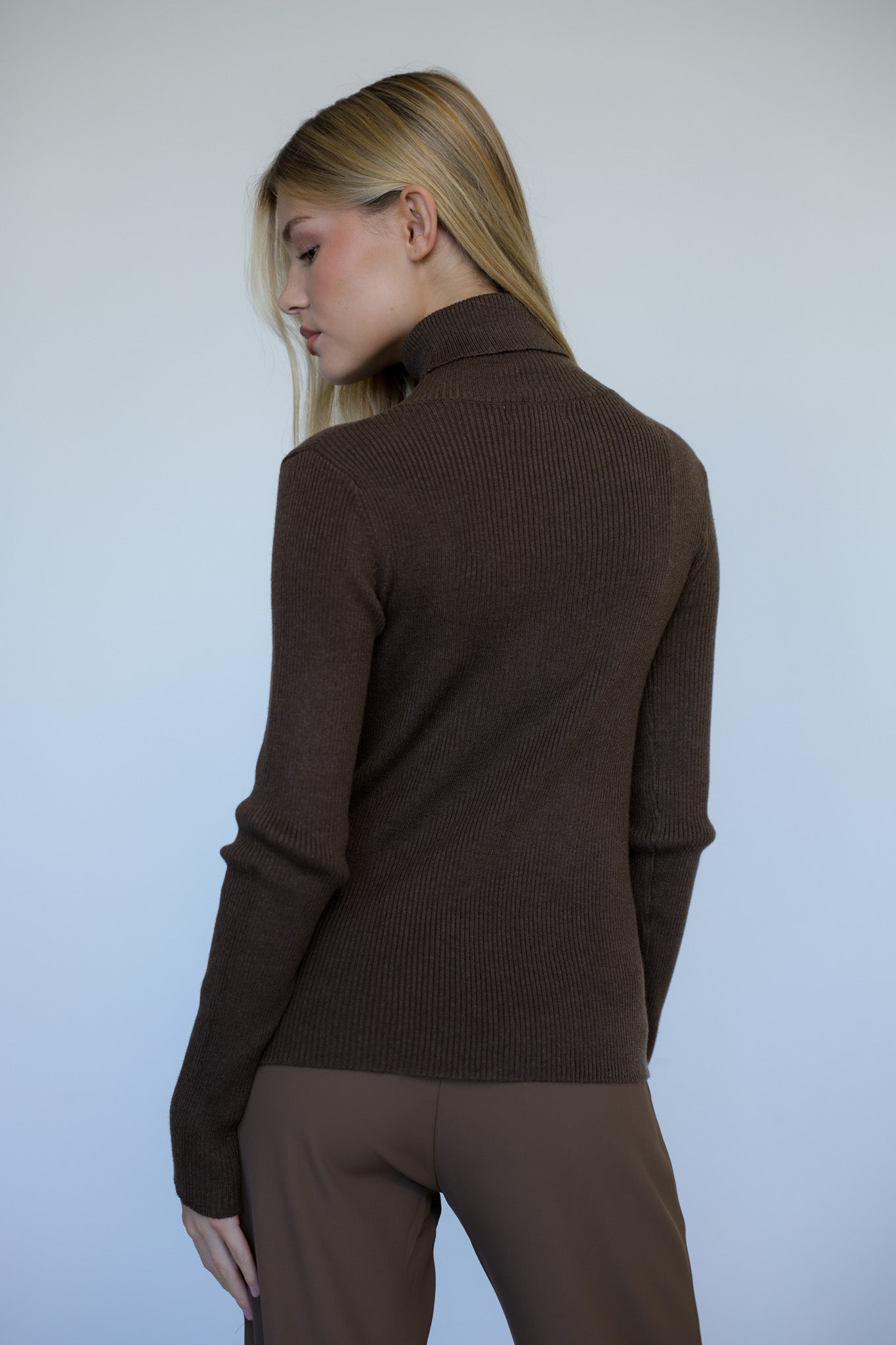 סריג גולף בלוסום -חום שוקולד