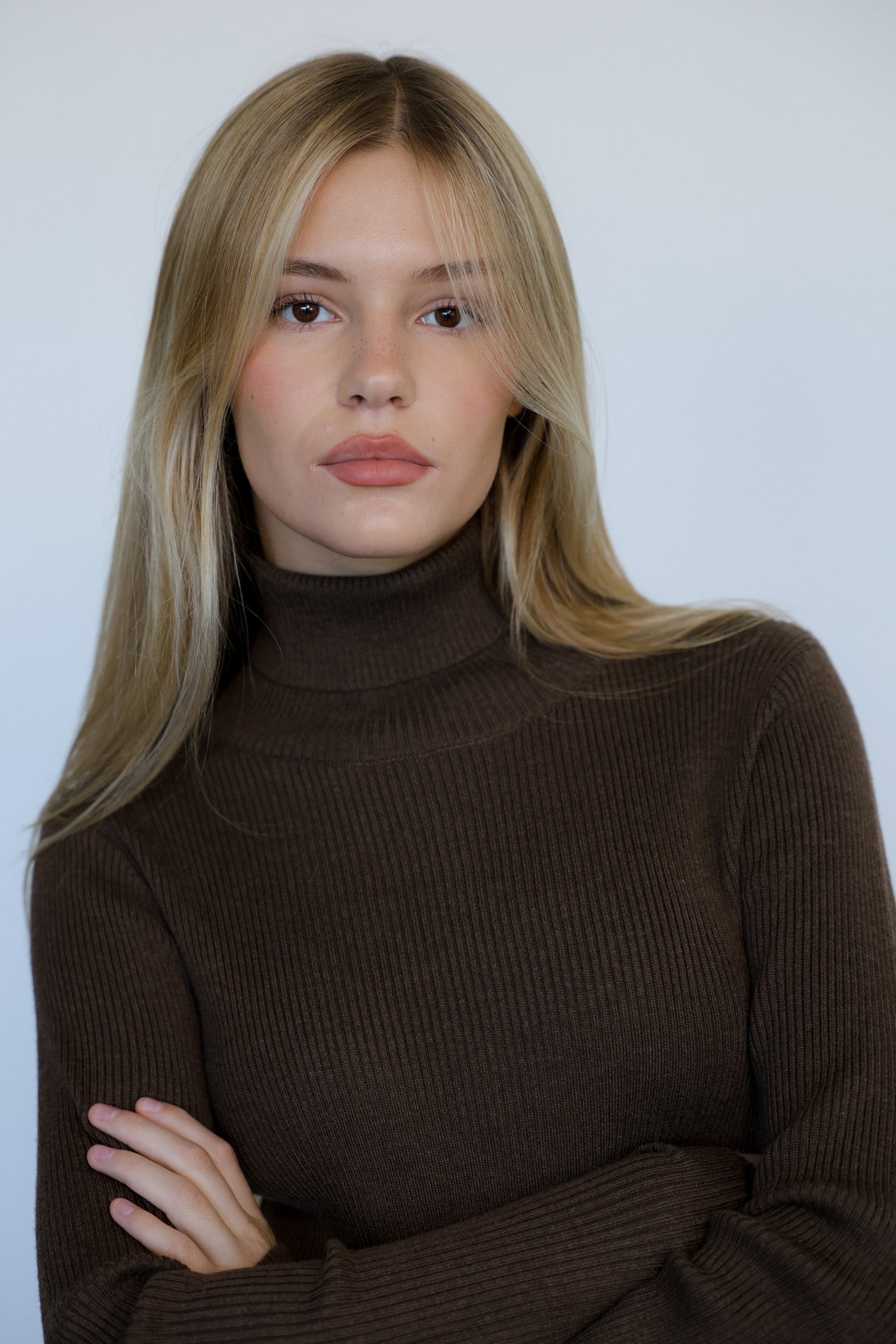 סריג גולף בלוסום -חום שוקולד