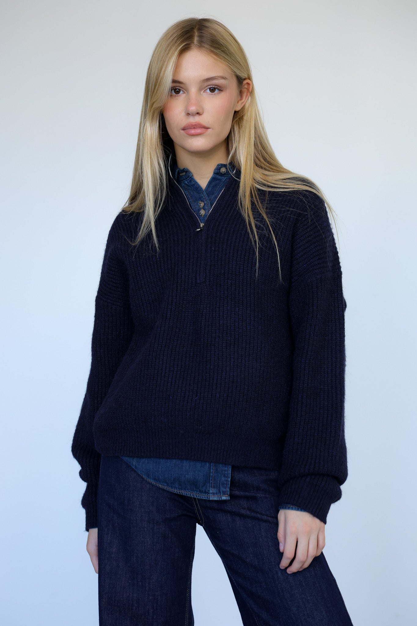 סריג דניאל - כחול נייבי