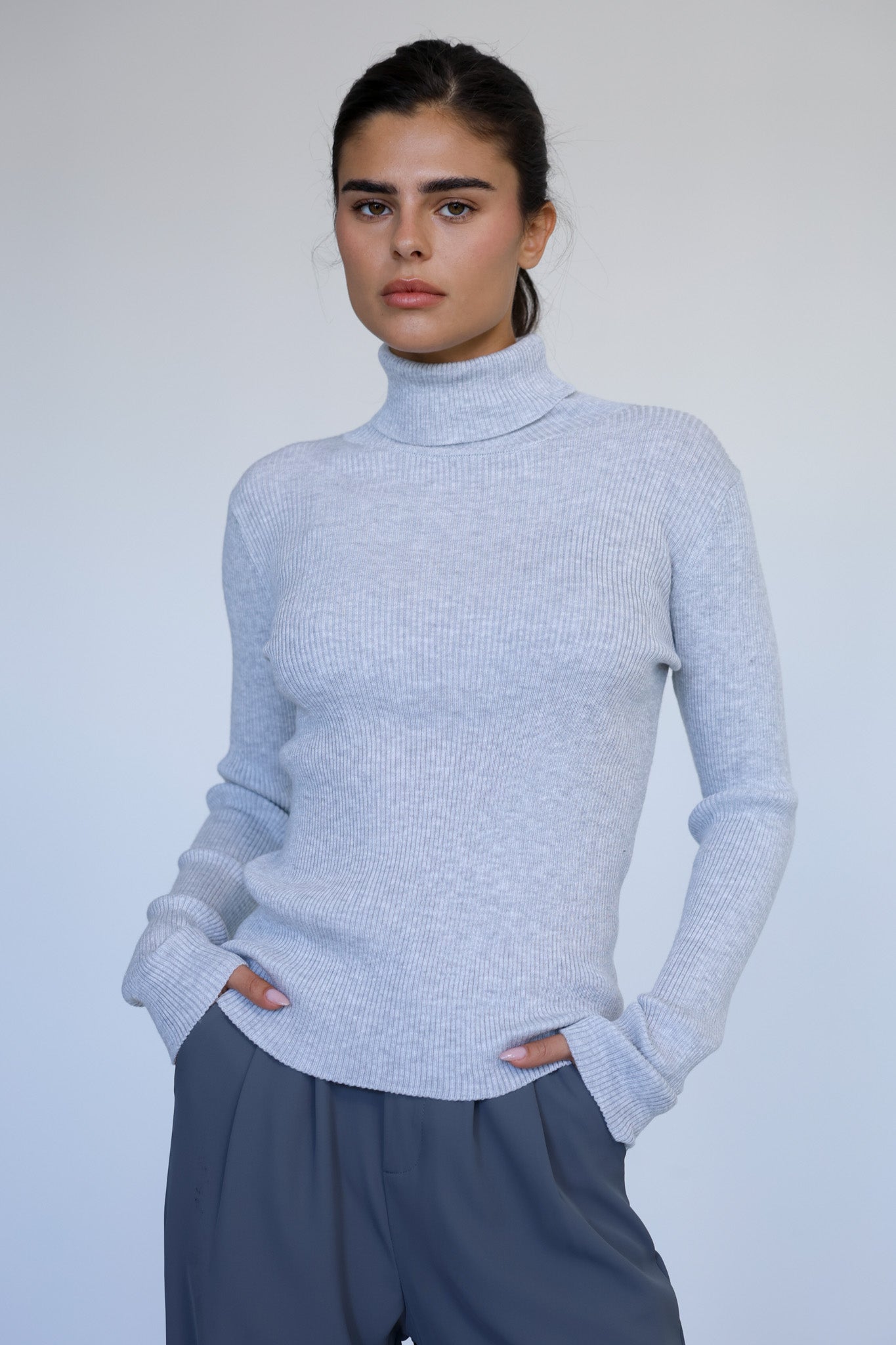 סריג גולף בלוסום - הת׳ר גריי