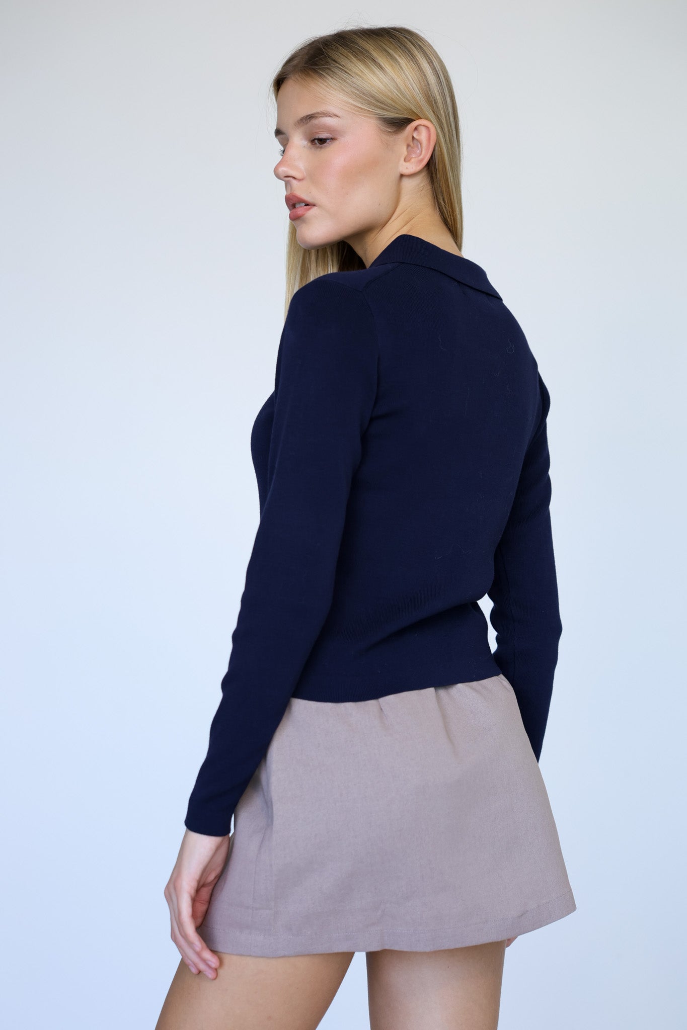 חולצת פולו אמיליה - בלוברי