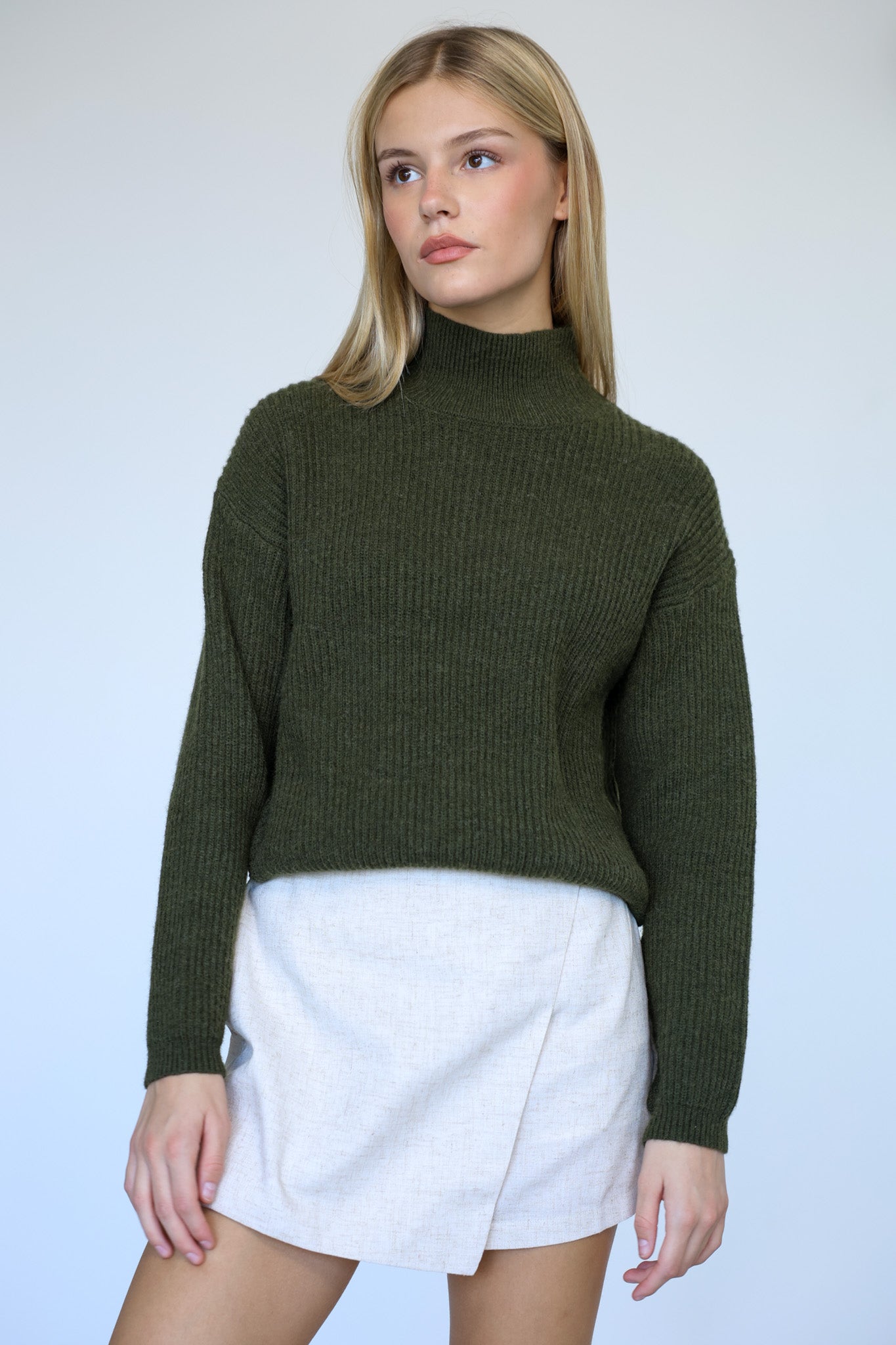 סריג גולף ראיין - ירוק זית