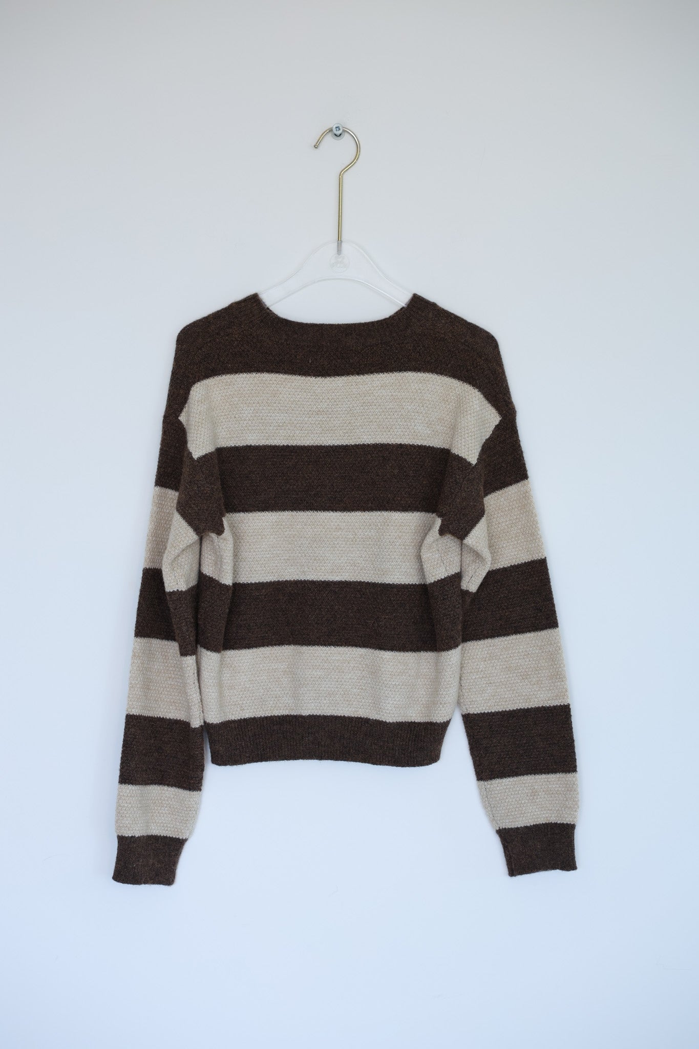 סריג פסים קמדן - שוקולד ושמנת