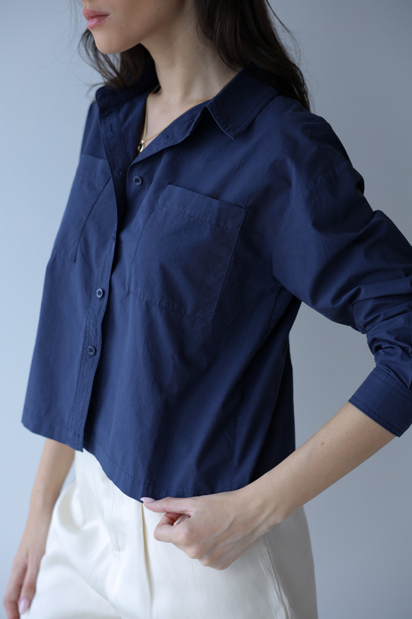 חולצת גלנווד - כחול נייבי
