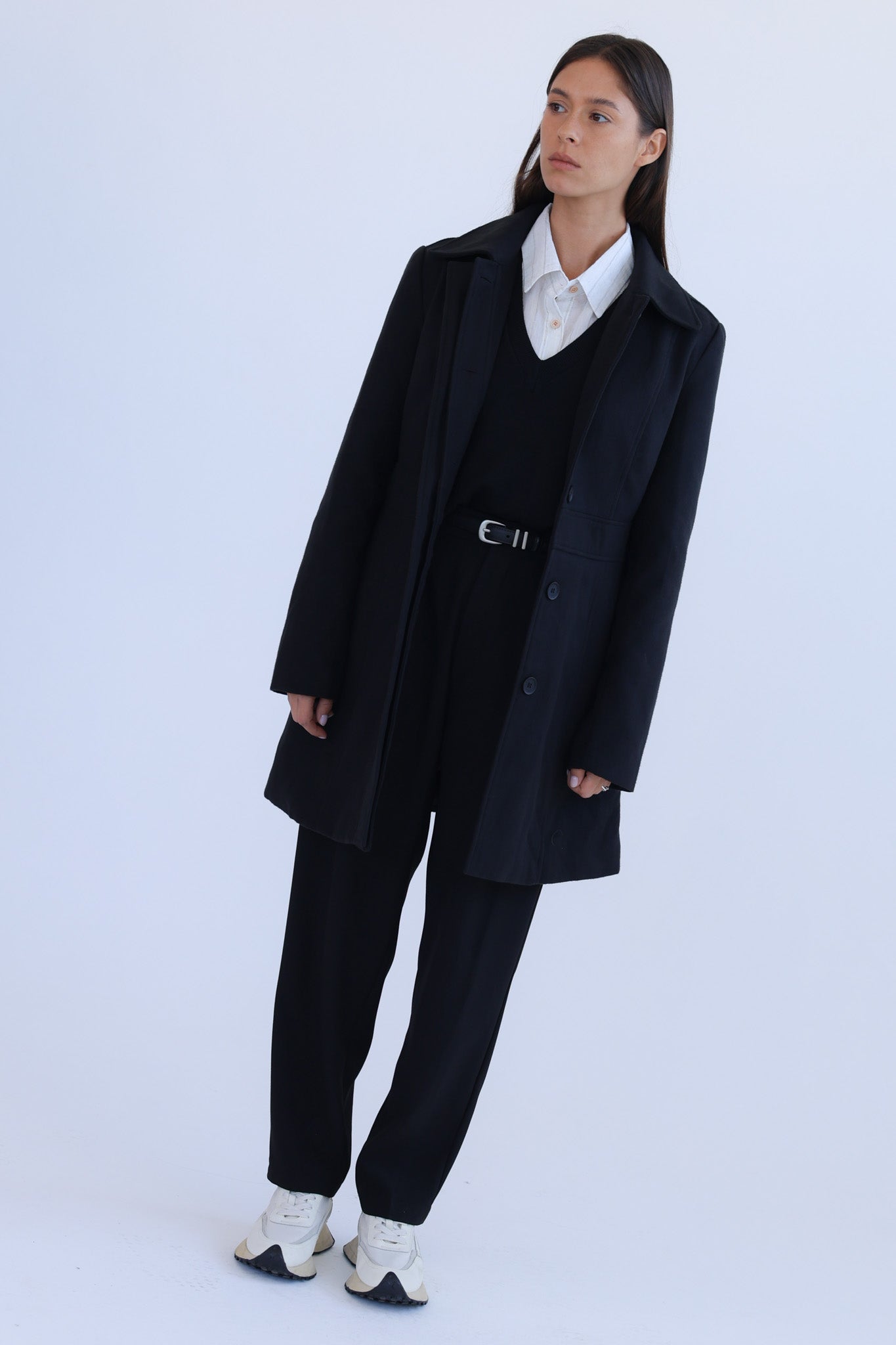 מעיל מרילנד - שחור