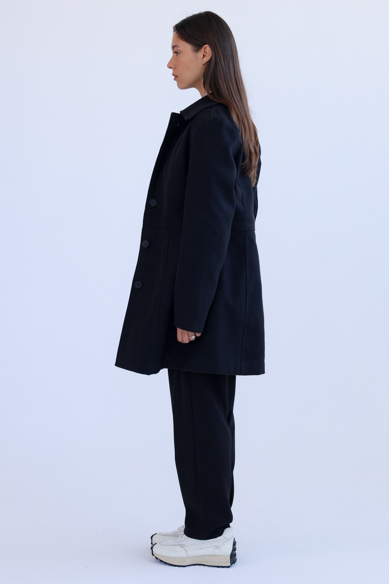 מעיל מרילנד - שחור