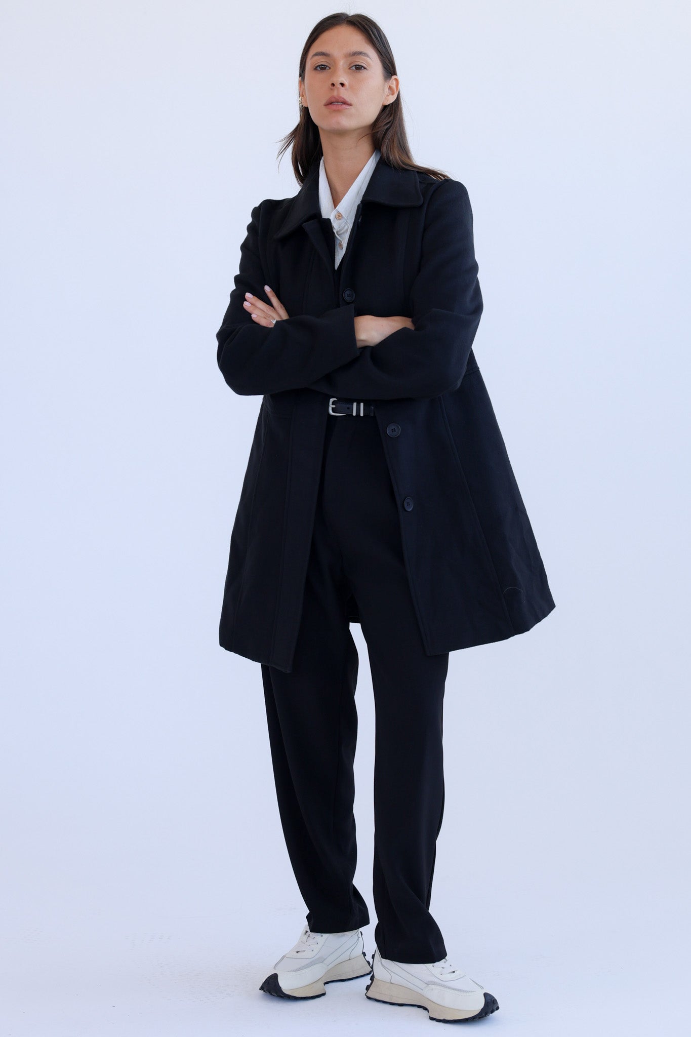 מעיל מרילנד - שחור