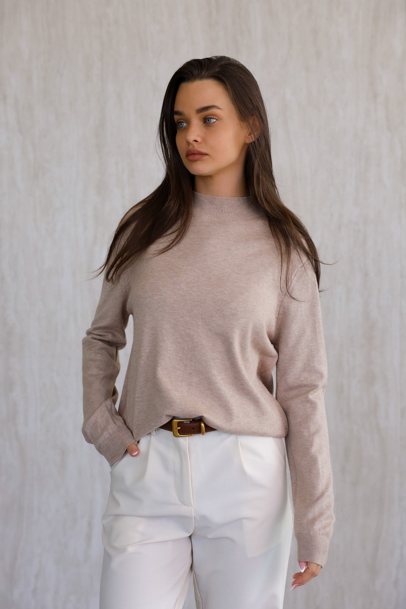 סריג לוסי ליין - לאטה שקדים