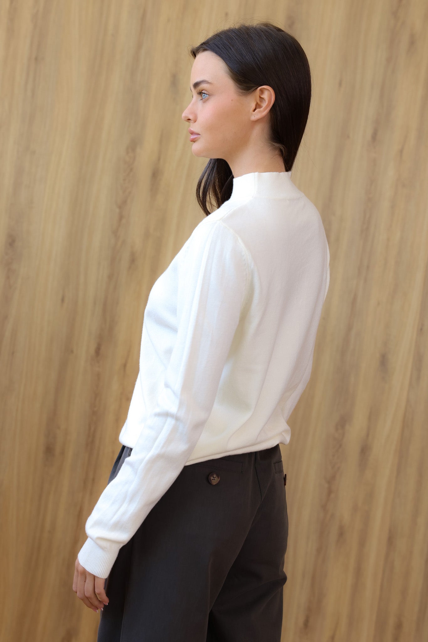 סריג לוסי ליין -שמנת